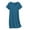 Dark Blue, variant on Ekouaer Nightgowns for Women Cotton Sleepshirts Short Sleeve Nightshirt Tshirt Night Gown Casual Sleepdress Comfy Nightdress