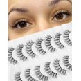 thumbnail image 1 of Pestañas postizas Adious de 13 mm, efecto natural y esponjoso, 7 pares, 1 of 6