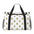 thumbnail image 1 of Balery Rubber Duck Showe Bolsa de Gimnasio para Mujeres, Bolsa de Viaje con Bolsillo Húmedo, Bolsa de Fin de Semana para Mujeres, Bolsa de Viaje Resistente al Agua, 1 of 7