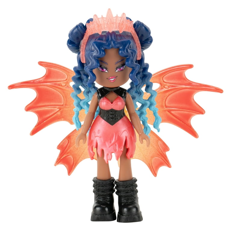 rose vibrating exfoliator video Royale High, Fire Fairy 3 inch Doll, with Virtual Code, 9 Accessories