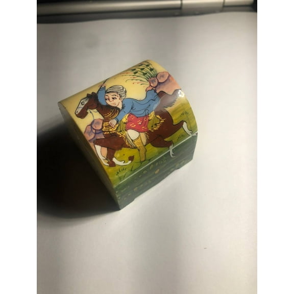 2 inch x 2 inch Handmade box Handicraft box Miniature painting