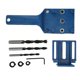 thumbnail image 1 of 8 Pcs Woodworking Punch Hole Locator Drilling Doweling Guide Tools for Carpentry Blue Durable Precision Alignment Kit, 1 of 5