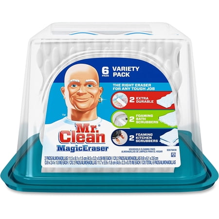 Mr. Clean Fade Mr. Clean Magic Eraser Variety Pack, Cleaning Pads with Durafoam, 6 ...