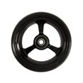 thumbnail image 2 of RIANTWHEEL , 4 X 1.0 Pouces, Roues en PU, Roulettes de Fauteuil Roulant, Jante en Aluminium, une Paire (Argent), 2 of 4