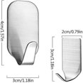 thumbnail image 3 of Jinyi Less Steel Hooks, Metal Utility Hanging Hooks For Robe, Coat, Towel, Keys, Bags, Home, Kit, Bath, Duty Ult, 3 of 5