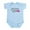Sky Blue, variant on CafePress - Yia Yia’S Girl Baby Light Bodysuit - Baby Light Bodysuit, Size Newborn - 24 Months