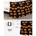 thumbnail image 3 of Halloween Bed Skirt Horror Pumpkin Star Black Bed Skirts California King Size 16 Inch Drop, Wrap Around Dust Ruffle&nbsp;Bedskirt with Adjustable Elastic Belt for Queen Size Beds, 3 of 7