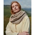thumbnail image 2 of Aran Snood Scarf 100% Merino Wool Knitted with Buttons Made in Ireland by Aran Woollen Mills, 2 of 4