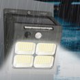 thumbnail image 3 of Eyfqtcs Led Cob Luces Solares Sensor De Movimiento Al Aire Libre Lámparas De Pared De Calle Impermeables (D), 3 of 9