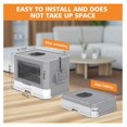 thumbnail image 6 of JTAOT Cat Litter Box Fully Enclosed and Foldable,Top Entry Litter Box Storage and Deodorization Design Easy to Clean Covered Litter Box,Comes with a Cat Shovel Comes with a Cat Rubbing Device, 6 of 7