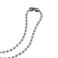 thumbnail image 4 of Colgante de Collar de Cadena de Eslabones de acero inoxidable Plateado Para Hombres 60cm, 4 of 5
