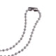 thumbnail image 4 of Colgante de Collar de Cadena de Eslabones de acero inoxidable Plateado Para Hombres 60cm, 4 of 5
