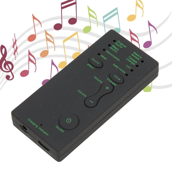 Modulador De Voz, Cambiador De Voz Portátil Plug And Play 7 Modos Interfaz De 3,5 Mm Para Adultos Para Consola De Juegos Para Computadora Portátil