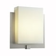 thumbnail image 3 of 3-523-224-Oxygen Lighting-Pathways - 15 Inch 10.5W 120V 1 LED Wall Sconce-Satin Nickel Finish-Matte White Acrylic Glass Color, 3 of 7