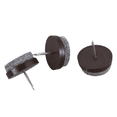 thumbnail image 5 of 100pcs Chair Leg Floor Felt Pad Skid Glide DIY Nail Protectors 22mm, 5 of 9