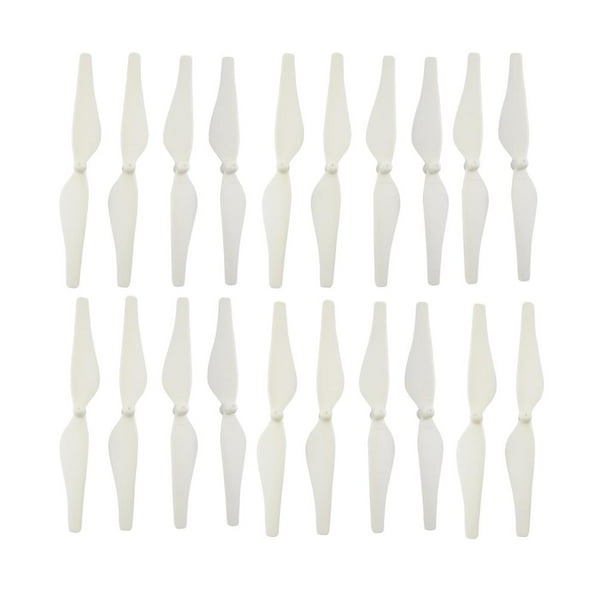 20 hélices CW CCW para dron de carreras DJI Tello RC Quadcopter (pieza blanca) Blanco