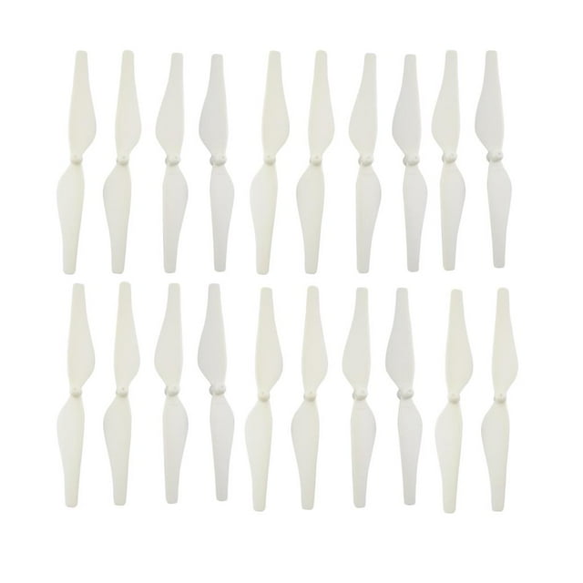 Hélices de Rendimiento Estable Ligero Duradero Práctico Accesorio de Recambio para , (20 pcs) Blanco Hugo DJI Tello Propeller