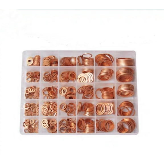 Copper Ring Kits 18 sizes / 350pcs w/ Acryl Case (SET)