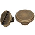 thumbnail image 4 of Belt Rivet, 20 Set DIY Practical Binding Rivet  For Shoes For Clothes For Leather Bracelets Silver,Gold,Black,Bronze, 4 of 8