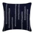 thumbnail image 1 of Cushion Covers For Couch, Navy Blue Pillow Cover, Sequins Beaded Pillow Cover, 20x20 inch (50x50 cm) Pillow Cover, Floral Contemporary Pillow Cover, Square Linen - We Go Up and Down, 1 of 3