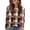 Orange_#20, variant on Nokdvo Sweatshirt Womens Fall Winter Plaid Crewneck Pullover Long Sleeve Casual Loose Fitting Shirts,Orange XL