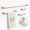 Satin Nickel, variant on Mega Handles Bathroom Towel Holder Set - 4 Pieces, Robe Hooks & Toilet Paper Holder Wall Mounted - Polished Chrome Suite
