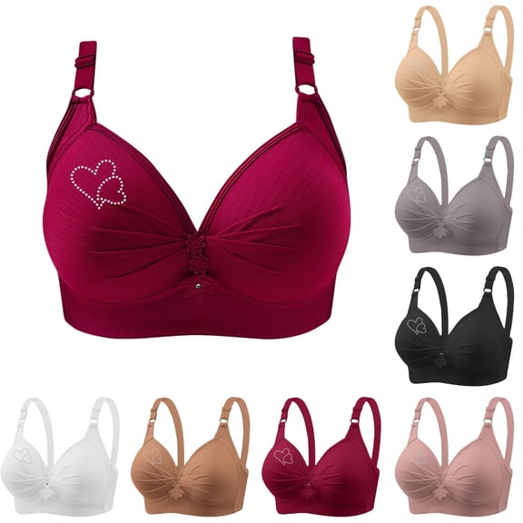 Full Coverage Bras for Women JIANLAI One Smooth U Smoothing Underwire Bras for Women, Convertible Straps, Ultra Light Black