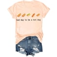 thumbnail image 3 of MAIHAN T Shirts for Women Loose Fit Casual Summer Funny Printed Graphic Shirts Womens Summer Tops Lightweight Sweatshirts for Women, 3 of 4
