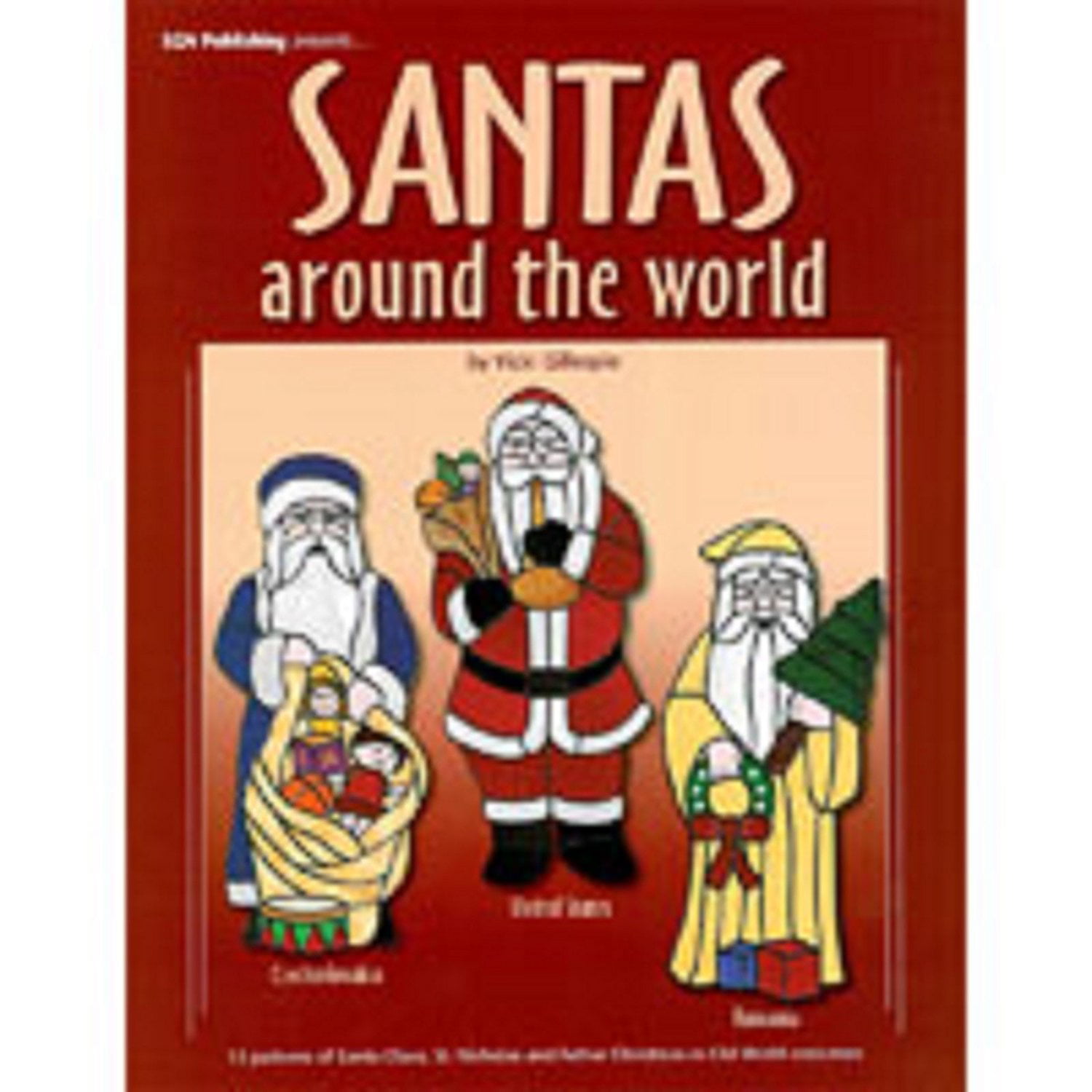 Stained Glass Pattern Book - Santas Around the World By BcTlyInc Ship from  US - Walmart.com