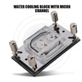 thumbnail image 1 of Water Cooling Block, Waterblock Acrylic Top Cover  For Computer, 1 of 8