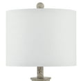 thumbnail image 5 of Kyrid 22" Resin Table Lamp Set of 2 Rustic Bedside Nightstand Lamps with Linen Shade, 5 of 6