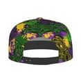 thumbnail image 4 of Haiem Mardi Gras7 Classic Snapback Cap Flat Bill Hat Baseball Cap Adjustable Size Cotton Dad Hat, 4 of 9