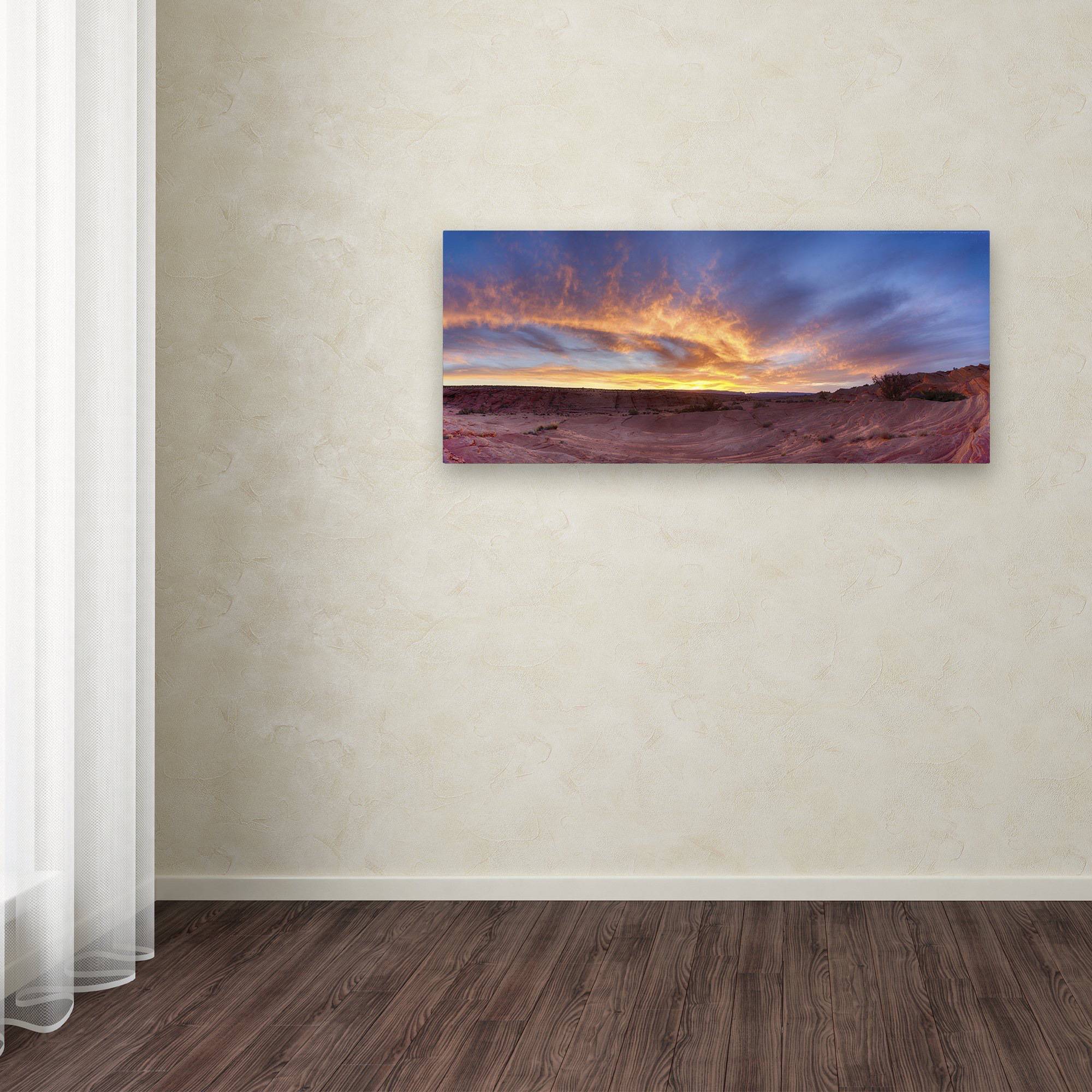 Trademark Fine Art "Fire Clean" Canvas Art by Moises Levy