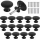 thumbnail image 1 of 16pcs Cabinet Knobs, Vintage Drawer Knobs, 30mm Drawer Door Handle, Round Furniture Knob, Door Knobs, Furniture Handles For Kitchen Cabinet, Bedside T, 1 of 5