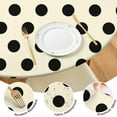 thumbnail image 3 of Vintage Polka Dot Tablecloth with Classic Retro Dot Pattern, Colorful Dots Design, Minimalist Geometric Texture for Dining Table, 3 of 6