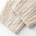 thumbnail image 4 of Lovskoo Women's Puffer Pants Winter Warm Cotton Padded Trousers Loose and Casual Solid Color Elastic Waist Wide Leg Pants White M, 4 of 9