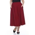thumbnail image 2 of White Mark Jupe Midi Évasée Tasmin pour Femmes, 2 of 4