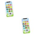 thumbnail image 2 of bedienty Educational Toy Gift Kids Simulator Music Cell Phone for Developmental Learning Light LED blue 12.5 x 6 x 0.8cm 2Set, 2 of 6