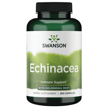 Swanson Echinacea with Goldenseal Root 250 Capsules