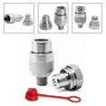 thumbnail image 3 of 1/4 3/8 inch Oil Cylinder Pneumatic Pump High Pressure Oil Pipe Quick Connector, 3 of 5