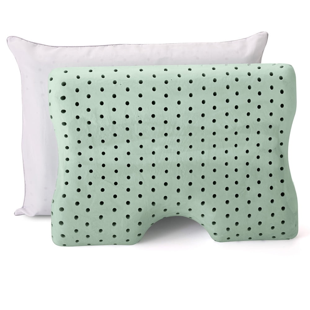 contour memory foam pillow