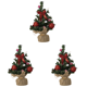 thumbnail image 1 of Mini Adorno Navidad Con Centros Mesa LED () Rojo, 1 of 4