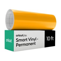 Cricut Joy Smart Vinyl Matless Permanent Vinyl, 5.5 in x 10 ft - Maize Yellow