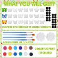 thumbnail image 3 of Kit de pintura cerámica WinnerWhy WinnerWhy 24 sets Christmas Butterfly, 3 of 6