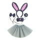 thumbnail image 1 of Diadema con orejas de conejo Fernando 5 piezas disfraz de carnaval, 1 of 8