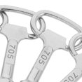 thumbnail image 2 of Triangle Trash Can Key 6pcs Metal Key For Community Rubbish Bin And Outdoor Peel Trash Can Accessories For Cabinet Water Meter Box Tool Box Electric B, 2 of 3