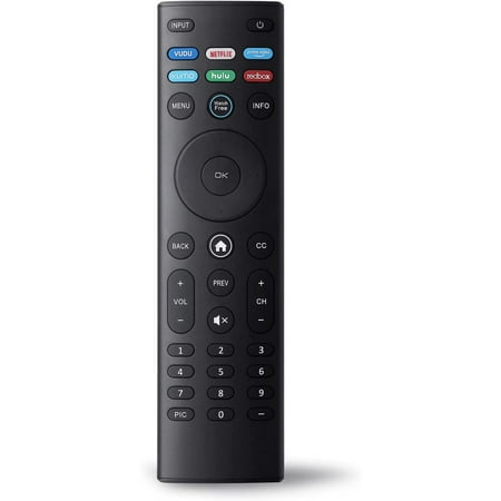 XRT140 Watchfree Universal Smart TV Remote Works with Vudu/Netflix/Prime/Xumo/Hulu/RedBox keys Compatible with All VIZIO LCD LED QLED HD 4K UHD HDR Smart TVs
