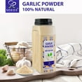 thumbnail image 2 of Soeos Garlic Powder, Pure Ground Garlic for Seasoning, Marinades, BBQ & Cooking, 22 oz (624 g) Bottle, 2 of 3