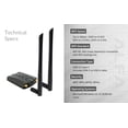 thumbnail image 4 of Adaptador USB WiFi 6E ALFA Network AWUS036AXML AXE3000, 4 of 9