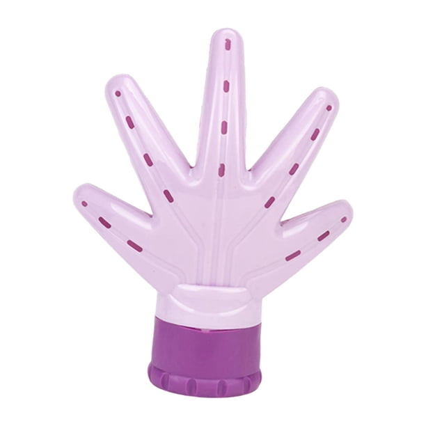 Secador de pelo portátil con forma de mano, difusor, herramienta de peinado, accesorio, cubierta de soplador para Violeta jinwen Difusor de secador de pelo
